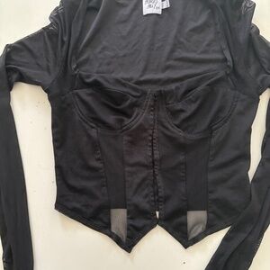 Princess Polly sheer blouse